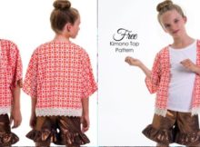 Kimono Jackets for Girls FREE sewing pattern