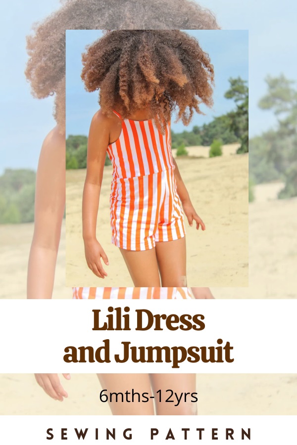 Lili Dress and Jumpsuit sewing pattern (6mths-12yrs)