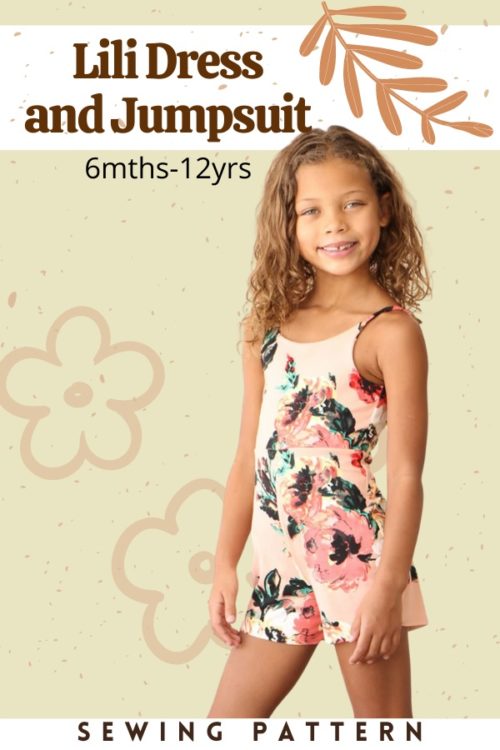 Lili Dress and Jumpsuit sewing pattern (6mths-12yrs) - Sew Modern Kids