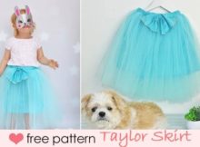 Taylor Tutu Skirt FREE sewing pattern
