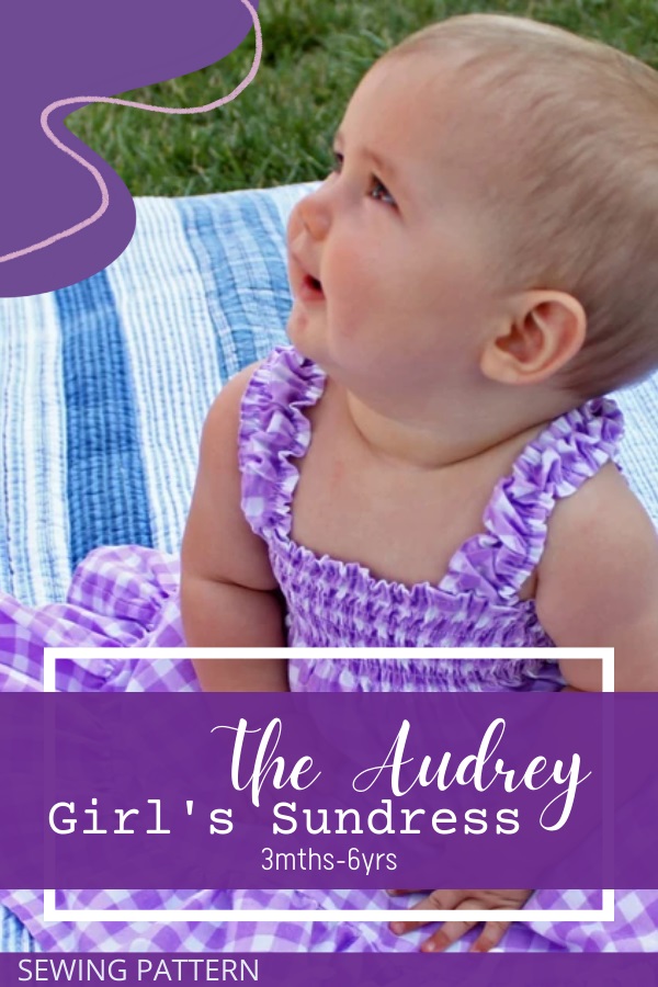 The Audrey Girl's Sundress sewing pattern (3mths-6yrs)