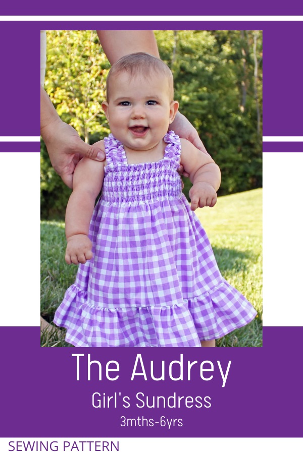 The Audrey Girl's Sundress sewing pattern (3mths-6yrs)