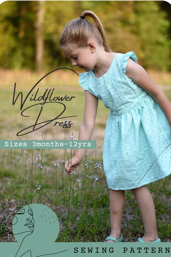 Wildflower Dress sewing pattern (Sizes 3mths-12yrs)