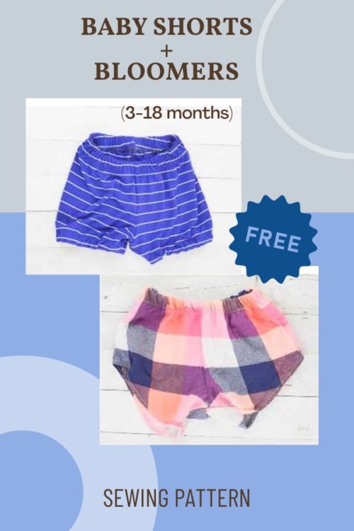 Baby Shorts + Bloomers FREE sewing pattern (3-18 months) - Sew Modern Kids