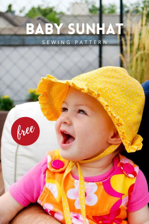 Newborn sun hat pattern on sale