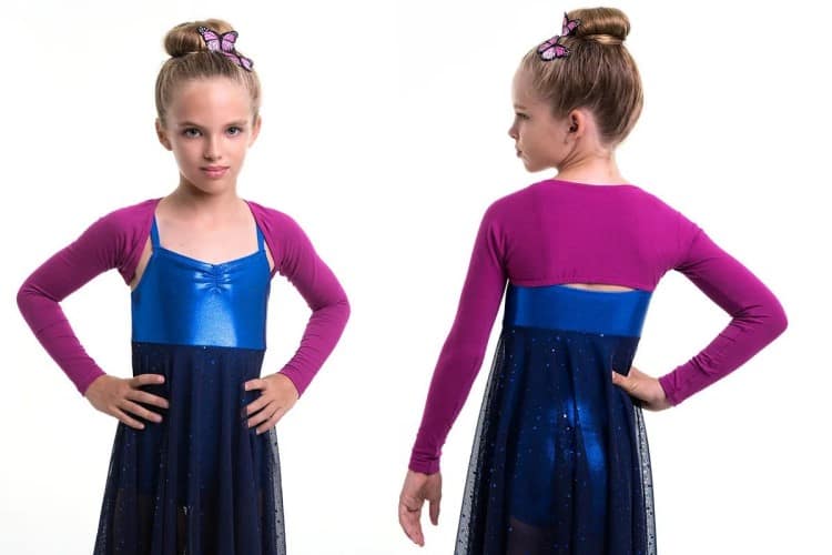 Gym and Dance Shrug FREE sewing pattern (sizes 2 to 14)