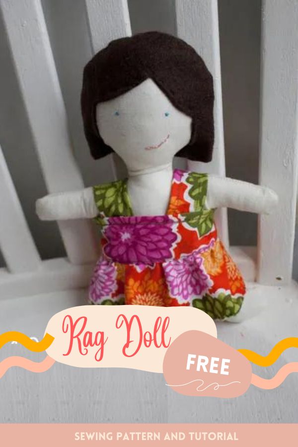 Rag Doll FREE sewing pattern and tutorial