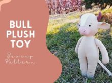 Bull Plush Toy sewing pattern