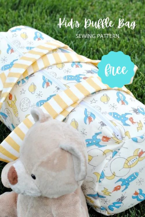 Kid's Duffle Bag FREE sewing pattern - Sew Modern Kids