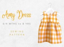 Amy Dress sewing pattern (6/9mths to 8yrs)