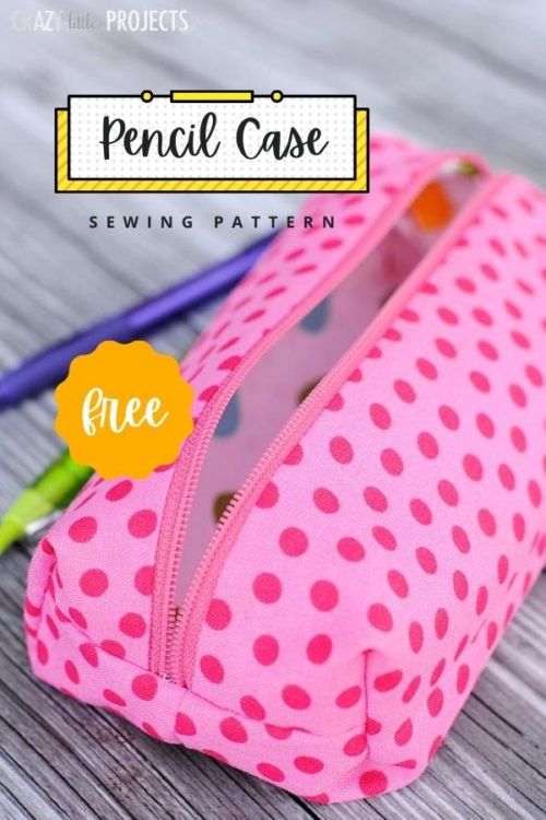 Pencil Case FREE sewing pattern - Sew Modern Kids