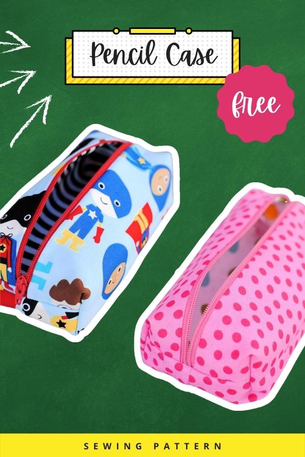 Pencil Case FREE sewing pattern