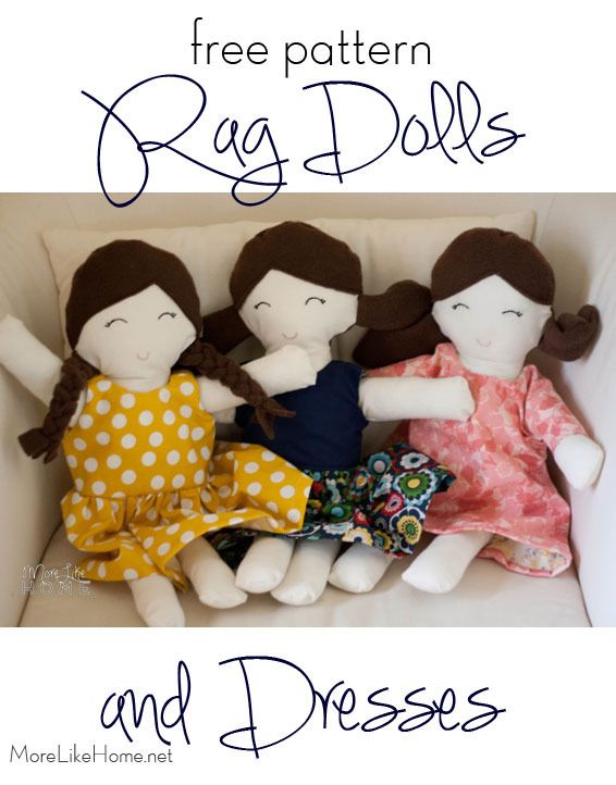 Rag Doll FREE sewing pattern