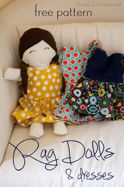 Rag Doll FREE sewing pattern
