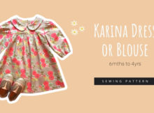 Karina Dress or Blouse sewing pattern (6mths to 4yrs)