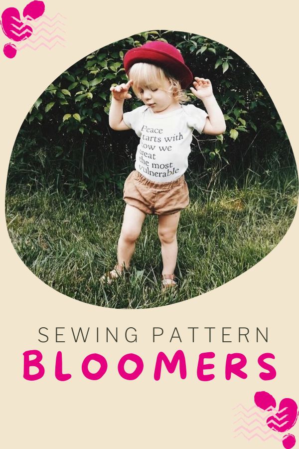 Bloomers sewing pattern (Newborn to 5T)