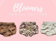 Bloomers sewing pattern feature image