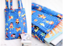 Kids Tote Bag FREE sewing pattern