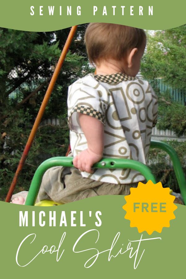 Michael's Cool Shirt FREE sewing pattern (Size 2)