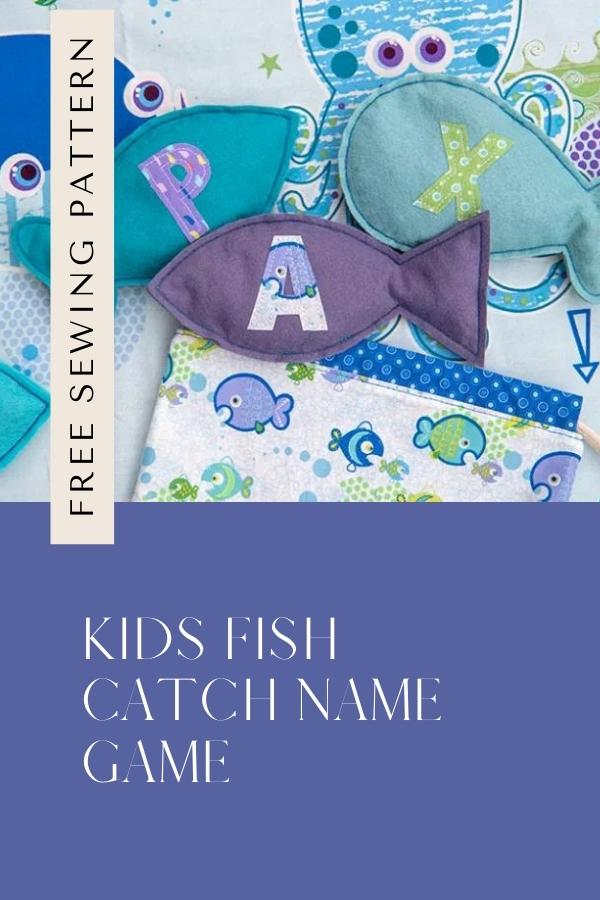 Fishy Name Game FREE sewing pattern