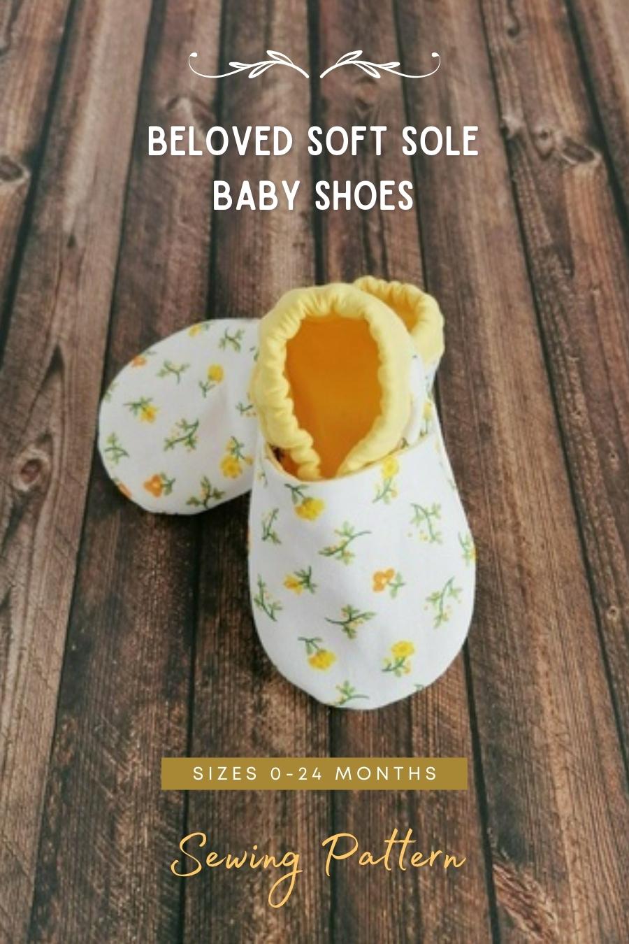 Beloved Soft Sole Baby Shoes sewing pattern (0-24 months) - Sew Modern Kids