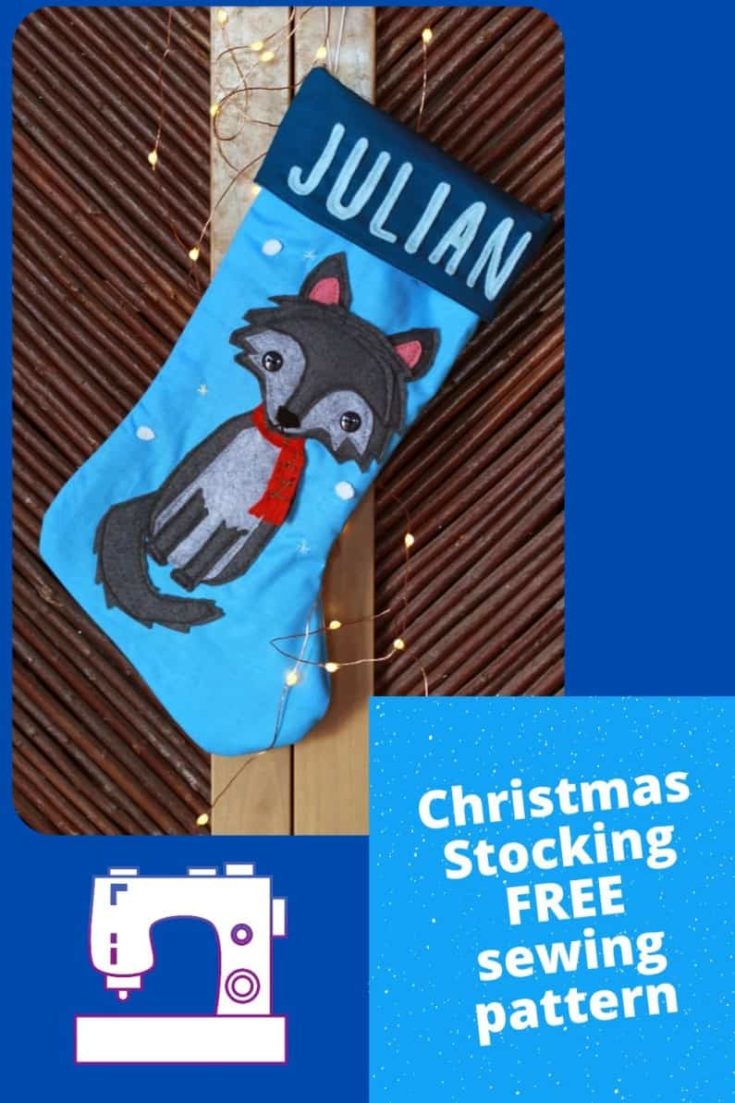 Christmas Stocking FREE sewing pattern - Sew Modern Kids