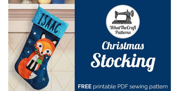 Christmas Stocking FREE sewing pattern