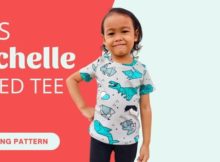 Kids Michelle Fitted Tee sewing pattern