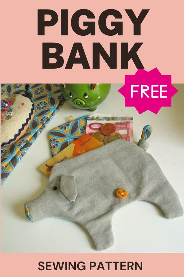Piggy Bank Free Sewing Pattern