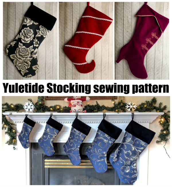 Yuletide Stocking sewing pattern