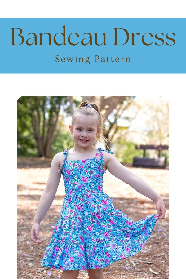 Bandeau Dress sewing pattern (Sizes 2 to 14)