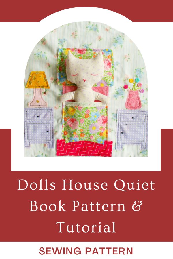 Doll's House Quiet Book pattern and tutorial