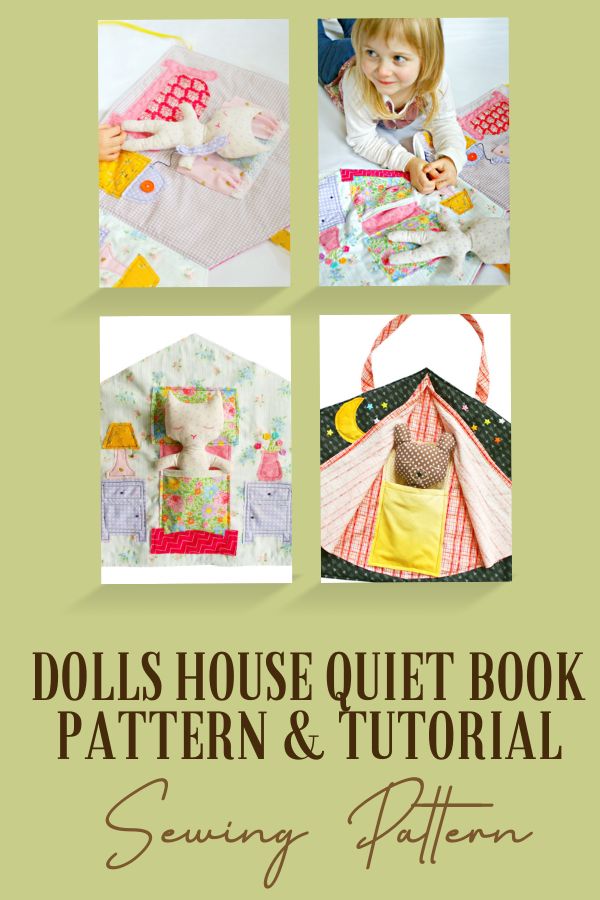 Doll's House Quiet Book pattern and tutorial