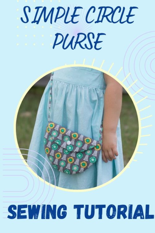 Simple Circle Purse Sewing Tutorial - Sew Modern Kids