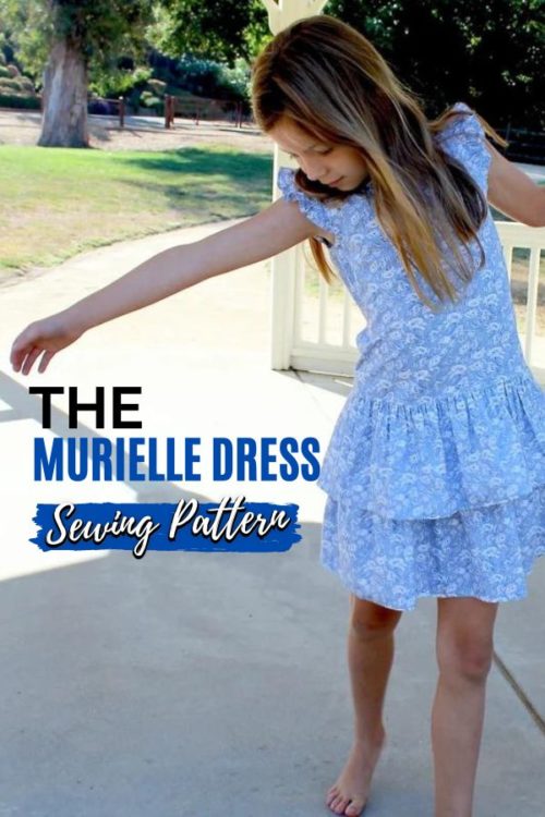 The Murielle Dress sewing pattern (Sizes 3-8) - Sew Modern Kids