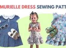 The Murielle Dress sewing pattern (Sizes 3-8)