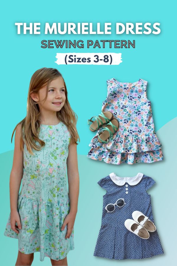 The Murielle Dress sewing pattern (Sizes 3-8)