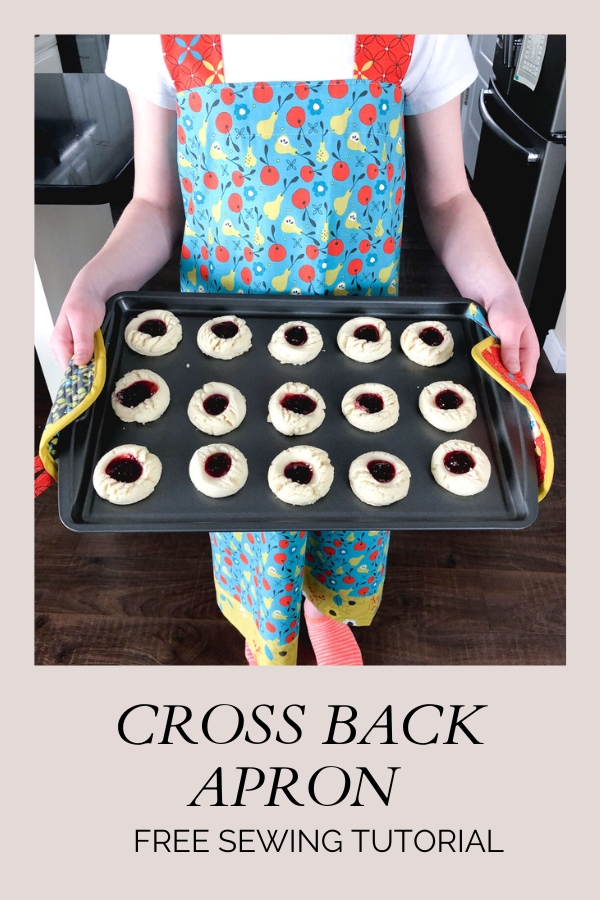 Cross Back Apron FREE sewing tutorial