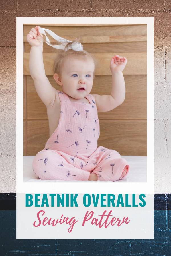 Beatnik Overalls sewing pattern (preemie to 5/6T)