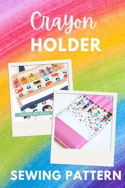 Crayon Holder sewing pattern Sew Modern Kids