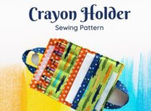 Crayon Holder sewing pattern