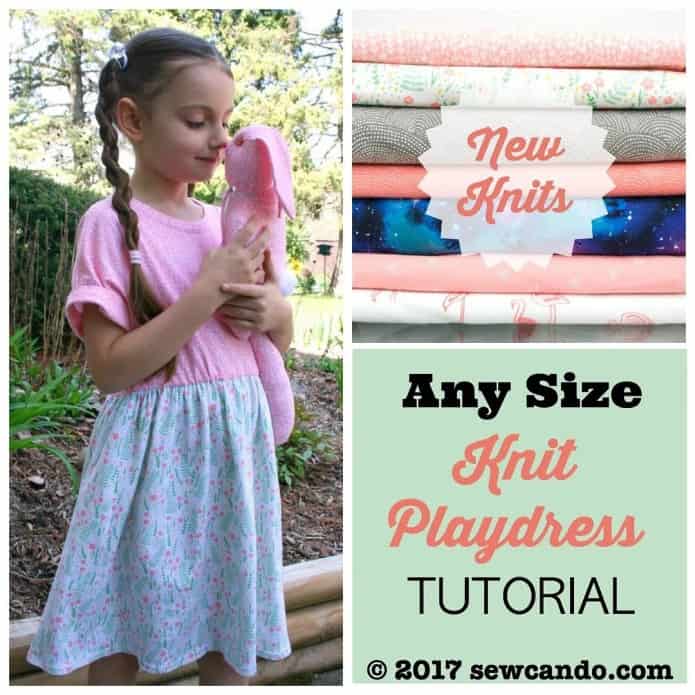 Any Size Knit Playdress FREE sewing tutorial