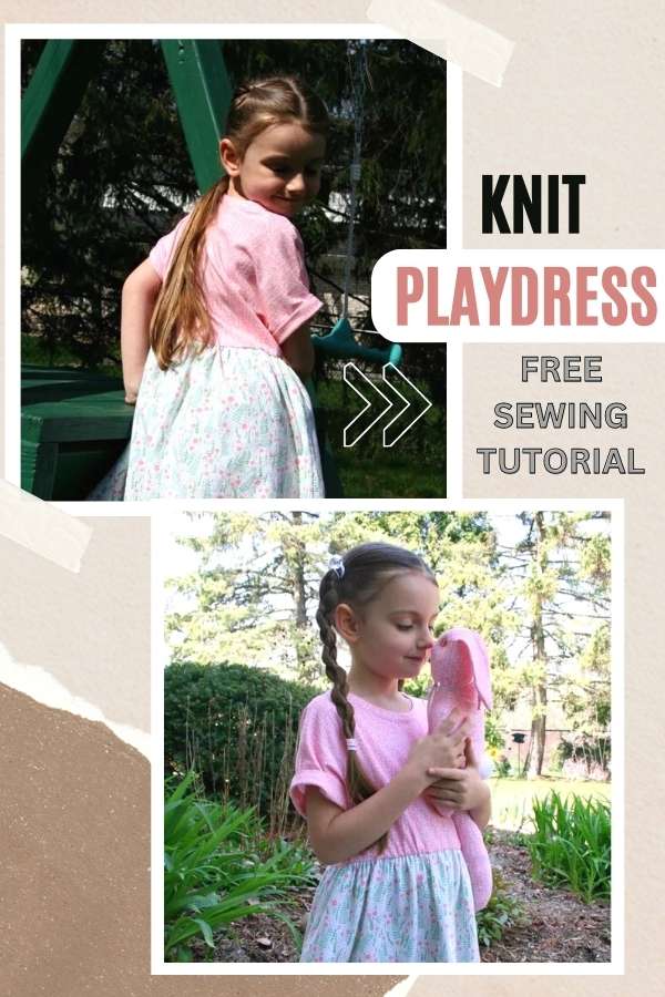 Any Size Knit Playdress FREE sewing tutorial