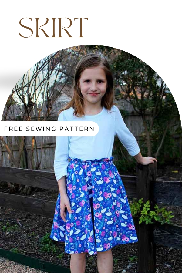 UnicornLove Skirt FREE sewing pattern (Newborn to 10yrs)