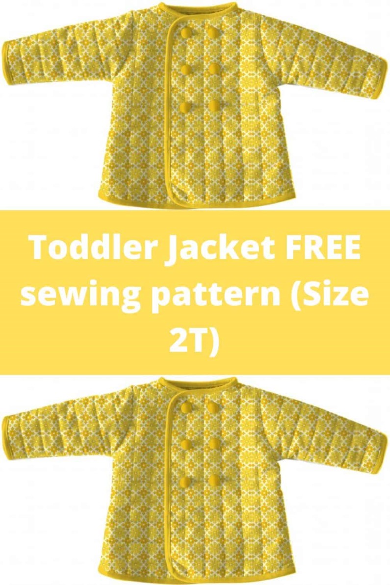 Toddler Jacket FREE sewing pattern (Size 2T)