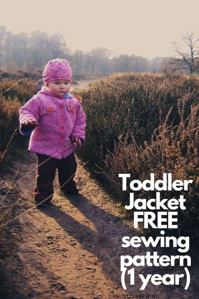 Toddler Jacket FREE sewing pattern (1 year)