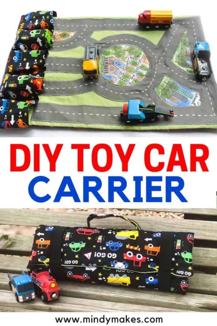 Toy Car Playmat FREE sewing pattern