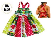 Patchwork Little Hippie Apron Top Dress sewing pattern