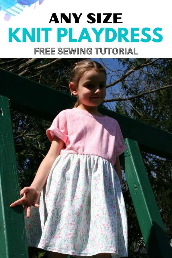 Any Size Knit Playdress FREE sewing tutorial