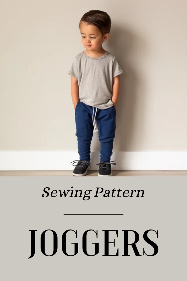Joggers sewing pattern (Newborn to size 9/10)